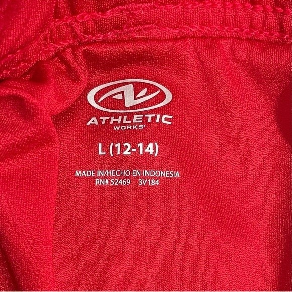 New Athletic Works Core Running Shorts Red Size Large - Picture 4 of 10